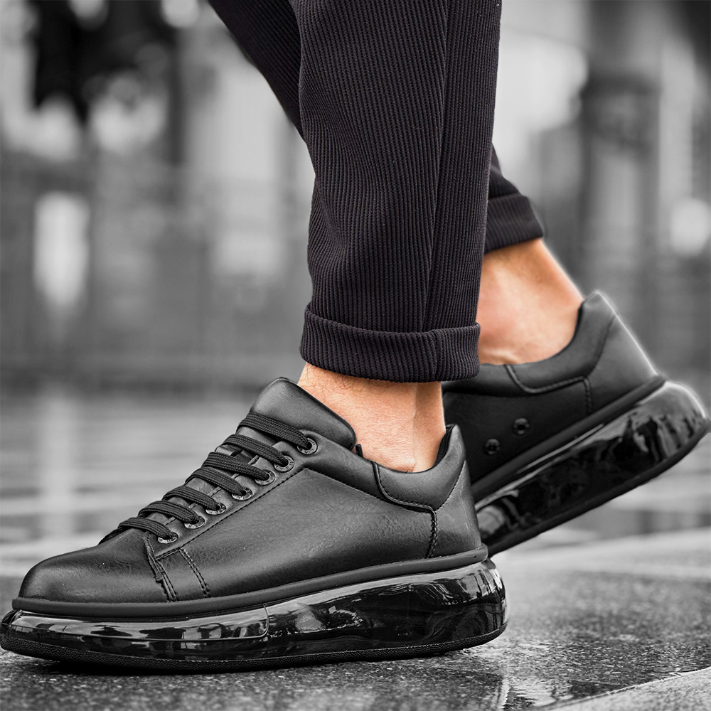 mens black sneakers on sale